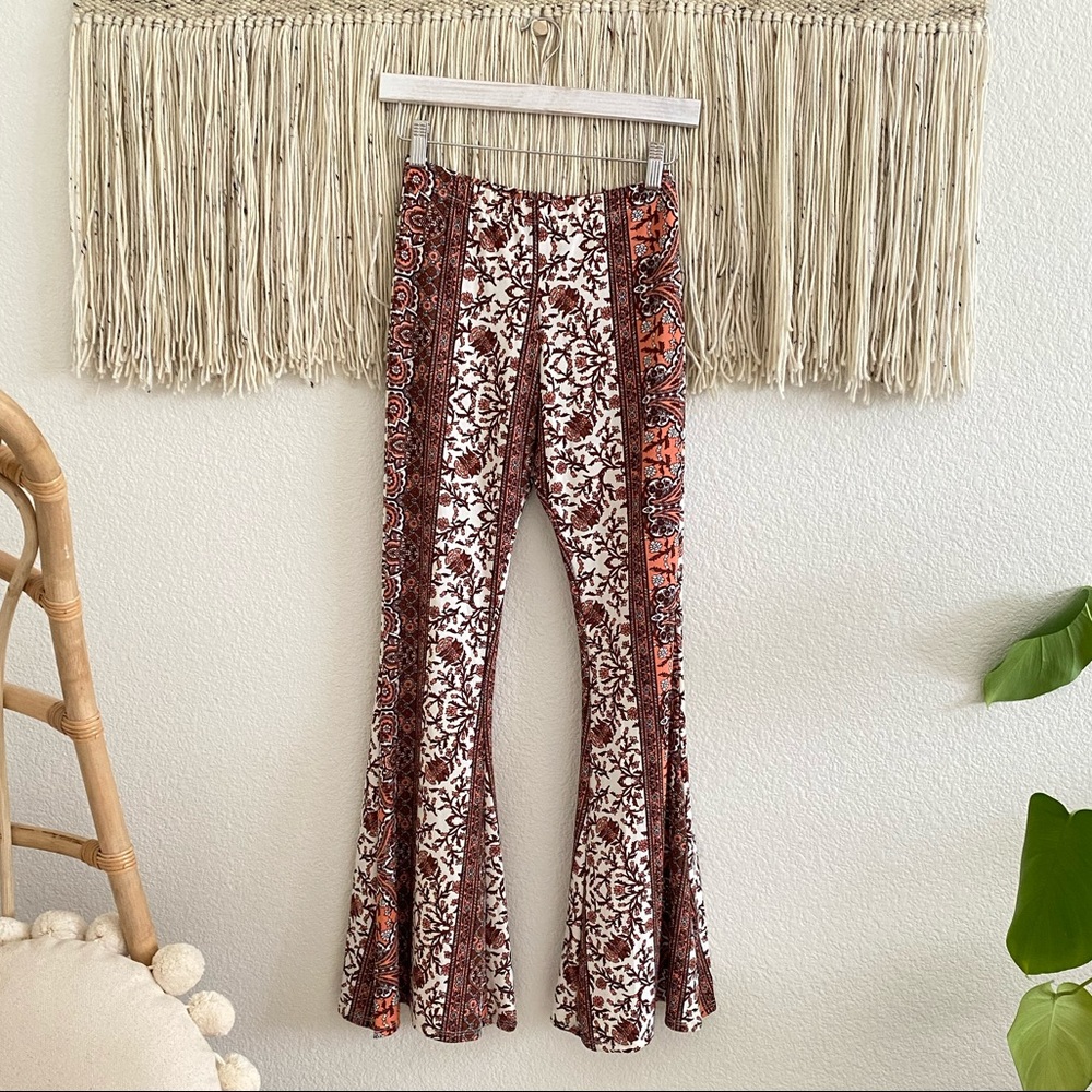 See you Monday Stretchy Bell Bottom Legging Pants